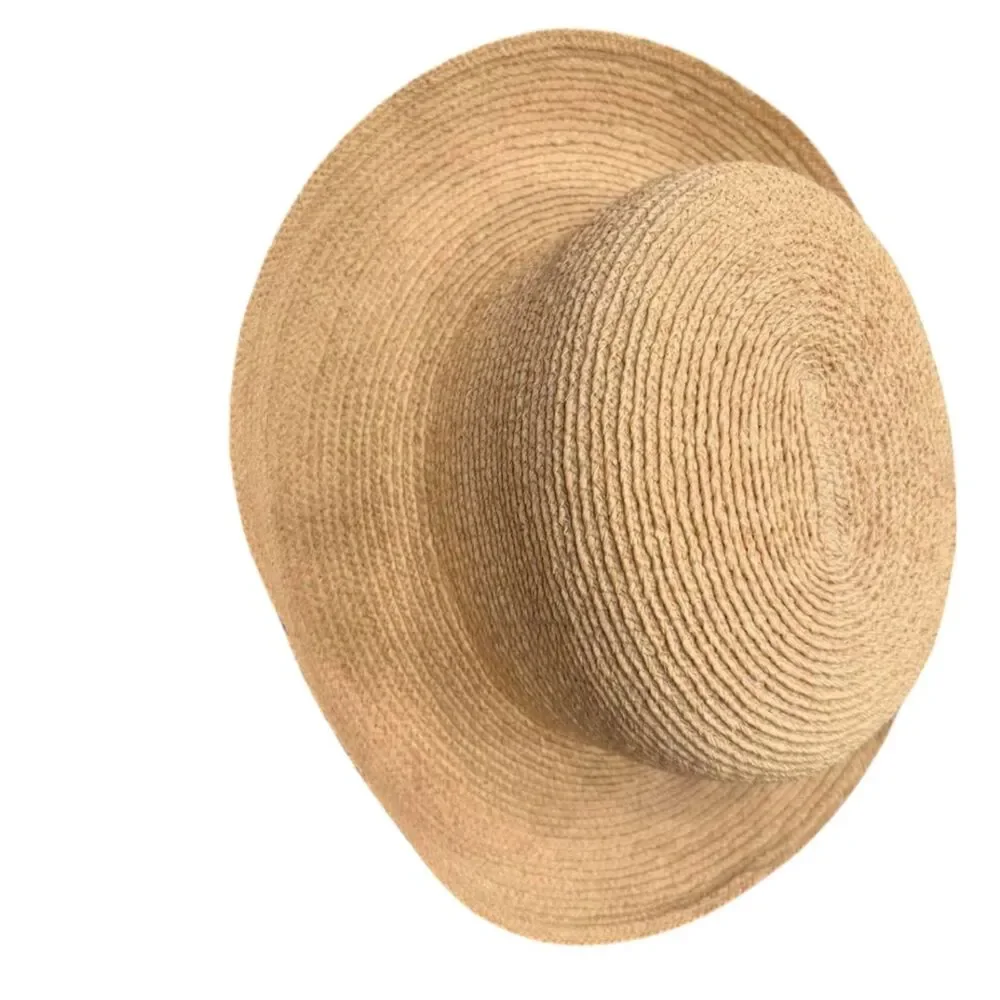 Helen Kaminski Boater Hat Natural 100% Madagascar Raffia NWOT